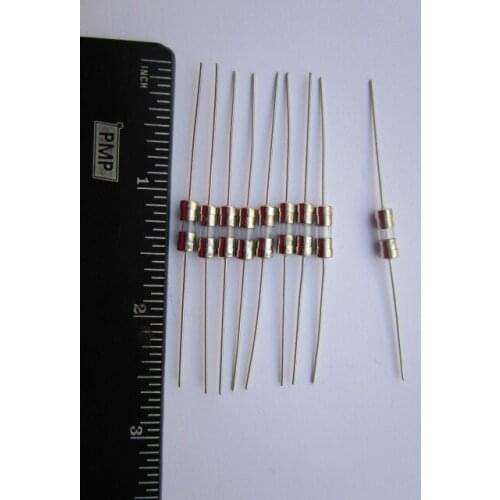 3.6x10mm F1.5A Fast Blow Miniature Glass fuses with Fine wire 2400 pcs per Lot