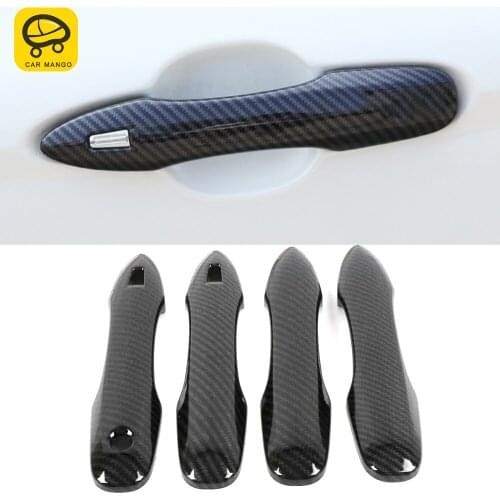 CarManGo Car Accessories Gate Door Handle Chrome Trim Cover Frame Sticker Decoration Mouldings for Toyota Camry XV70 2017-2020