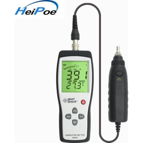 10HZ~1KHZ 0.1~199.9m/s Precision Smart Sensor AS63B Vibration measurer Tester Gauge Analyzer Digital vibration meter