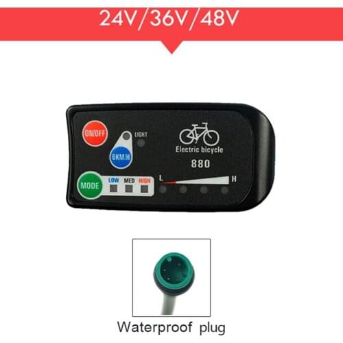 24/36/48V Control Part Bicycle Control Display Electric KT 880 KT-LED880