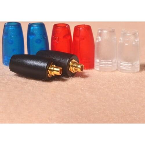 DIY Earphones Parts MMCX Pin Shell for Shure SE535 SE215 Earbuds Cable Pin Plug Socket Plastic Shells 8 sets