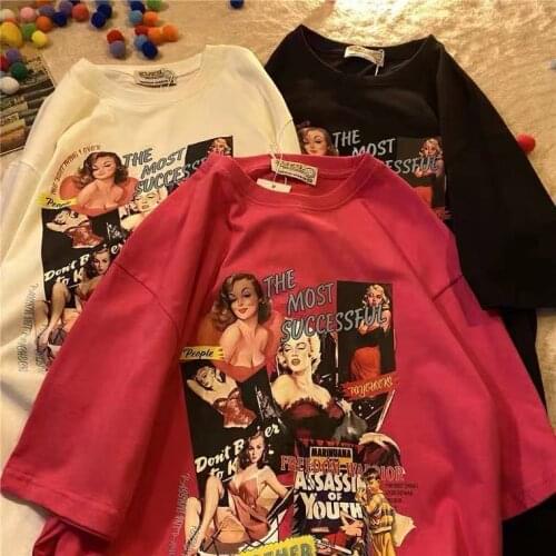 Men Tshirts Streetwear Hip Hop Retro Film Printing Punk Rock Gothic Tees Shirts Harajuku Fashion Casual Short Sleeve Loose Tops