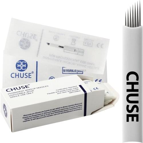 Chuse Permanent blades needles S7 For eyeliner Makeup temporary Manual Pen Eyebrow microblading tattooing Blades