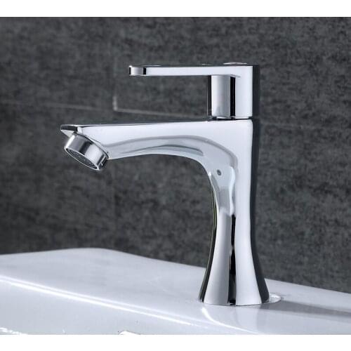 Refined Copper Body Single Cold Basin Faucet Washbasin Basin Faucet LM-2101