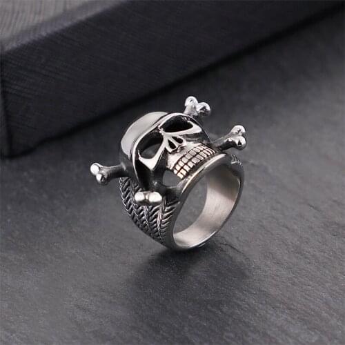 Personality is not mainstream Fashion taro punk index finger ring Ring mens jewelry