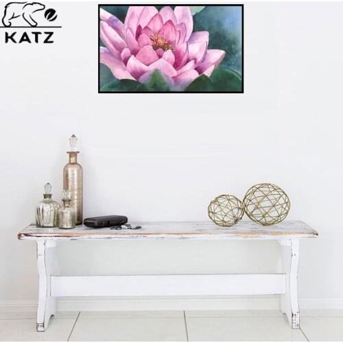 Lotus Chinese Diamond Painting Flowers Embroidery Crossing Diy Aesthetics Diamond Mosaic Art Gift Cross Stitch Home Decoration