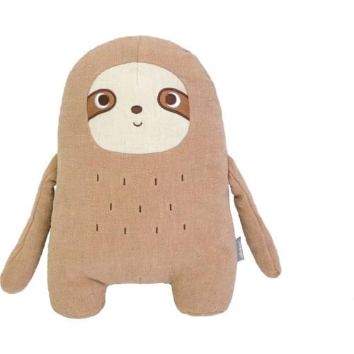 Cute Owl Sloth Toy Pillow Cute Rabbit Penguin Plush Stuffed Toy Back Nap Pillow Children Comfort Doll Children Birthday Gift
