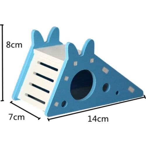 Assembled Hamster Slide Toy Guinea Pig Golden Bear Funny Breathable Hamster House Nest Chinchillas Wholesale Hamster Accessories