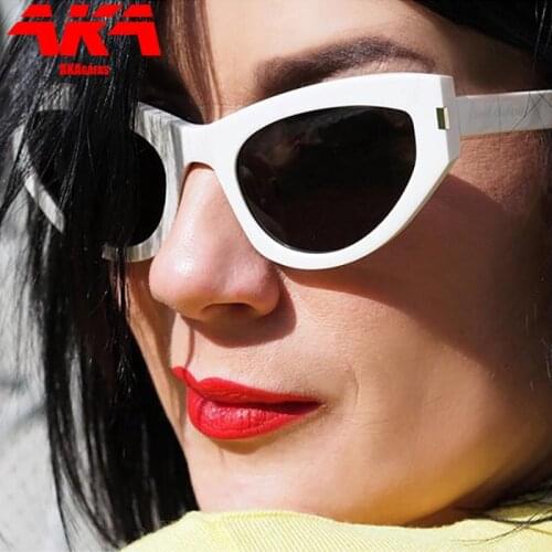 AKAgafas Candy Colors Sunglasses Women Vintage Glasses 2021 Cateye Personality Shopping Lunette Shopping De Soleil Femme UV400