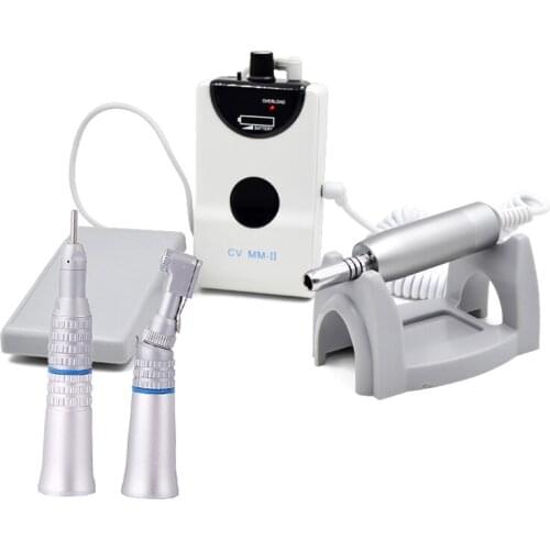 New Type 50000rpm Dental Grinding Machine Portable Micromotor Dentistry Lab Micro Motor Contra Angle Low Speed Handpiece Set