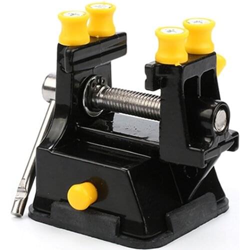 Heavy Duty Desktop Bench Vise, 0-50mm Clamping Range, Adjustable Bench Vise for Craft Carving, DIY, Woodworking, Jewelry