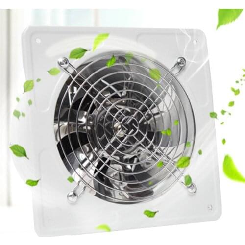 6Inch Ventilator Bathroom Kitchen Household Wall Exhaust Fan Extractor With backflow-proof vent, wind-proof and rain-proof