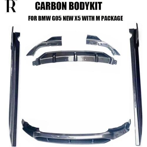 X5 Carbon Fiber Bodykit for BMW G05 X5 with M Package Body kit Rear Diffuser & Front Lip & Side Skirt