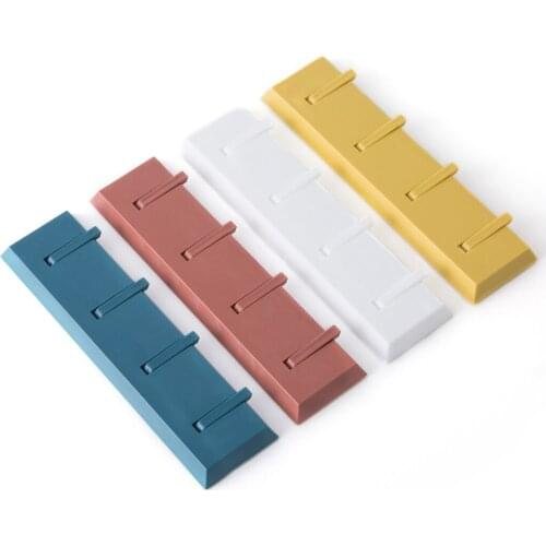1pc Coat Rack Hook Creative Heavy Duty Wall Hanger Self-Adhesive Hook For Bathroom Sundries Storage Supplies For Home