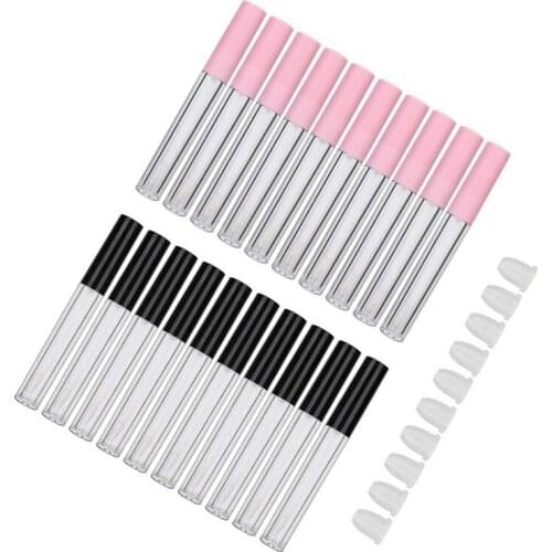 10pcs 2.5ml DIY Refillable Lip Gloss Bottle Empty Lip Tube Makeup Container For Lip Glaze Oil Cosmetic Liquids Organizer