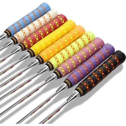 5PCS Thick PU Tennis Grips Hollow EVA Grip Badminton Racket Overgrip Tennis Racket Sweat-Absorbent Stick Tapes Double Colors