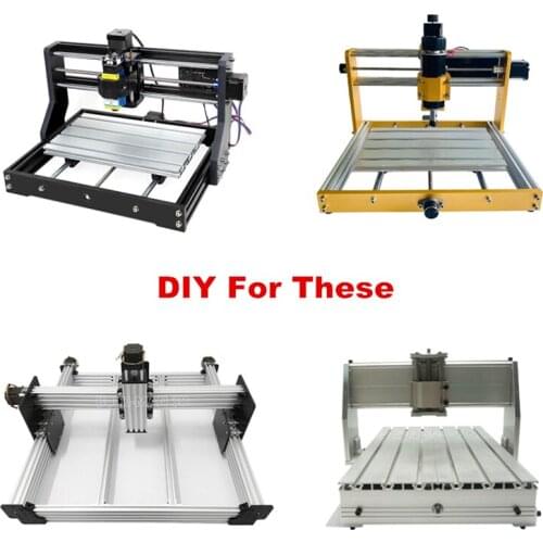 Aluminum Profile Plate 15120 15160 15180 CNC Parts CNC Engraving Machine Mesa Aluminum Alloy Table for DIY 3D Printer Workbench