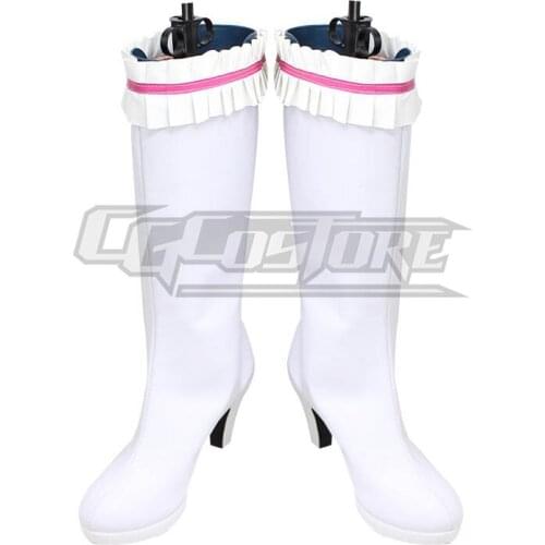 Anime Cosplay Shoes Boots THE IDOLM@STER CINDERELLA GIRLS Yabuki Kana Hand-made Leather Christmas Halloween Free ship ACS-1202