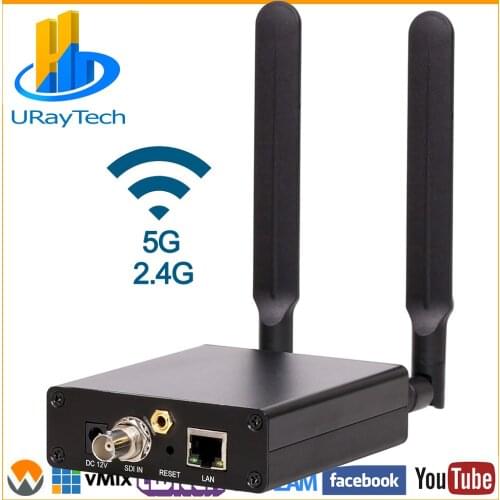 HEVC H.265 HD 3G SDI IP Video Encoder WiFi SDI Streaming Encoder Wireless SDI RTMP RTSP Transmitter H265 H264