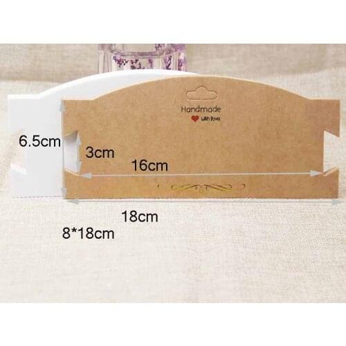 Paper gold foil big hair band card.DIY handmade jewelry packing card .hair clip.bracelet packing display tag card100PCS