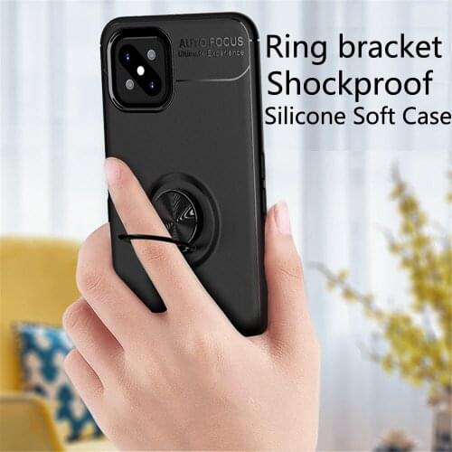 Phone Case sFor oppo A92S A91 A31 A8 Case Luxury Magnetic Ring bracket Soft Silicone Anti-fall Cover For OPPO A92S Phone Case