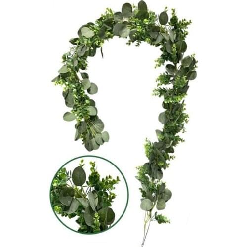Artificial Vine Garland Wedding Decoration Plants Foliage Rattan Flowers Ivy Wall Wedding Decor DIY Wreath Flowers