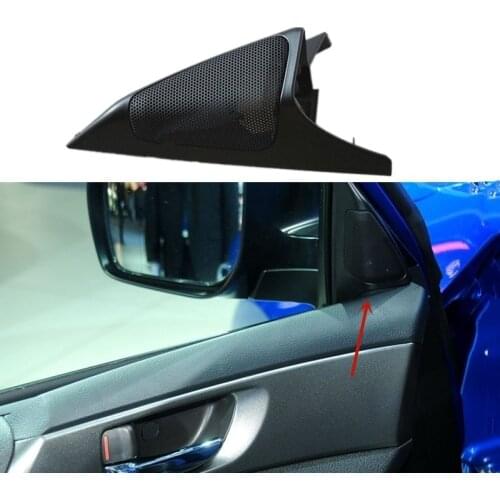 For Subaru Forester SH 09-13 Front Door Tweeter Speaker Cover Interior Audio Horn Triangle Garnish Trim Plate