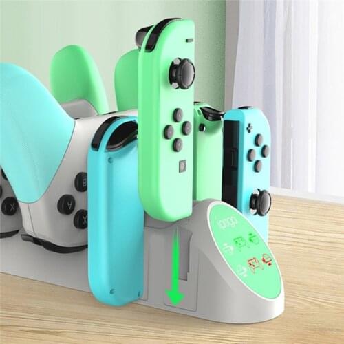 IPega PG-9187 Game Controller Charger Charging Dock Stand Station Holder for Nintendo Switch Control Game Console with Indicator