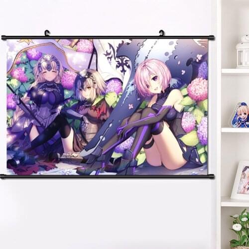 HOT Anime Game Fate/Grand Order Mash Kyrielight HD Wall Scroll Roll Print Painting Poster Decor Collectible Art Gift 40*60 cm