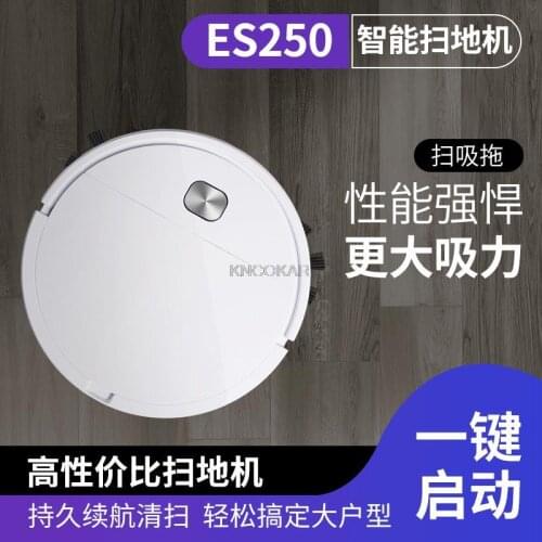 ES250 Lazy Mini charging Robot Vacuum Cleaner Smart Vaccum Cleaner for Home Automatic Dust Removal Cleaning Sweeper