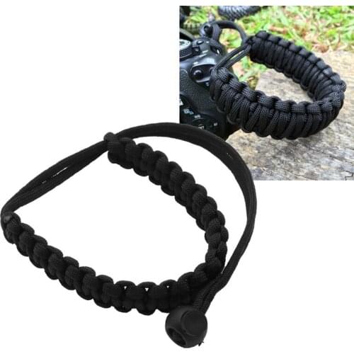Retail Digital Camera Wrist Hand Strap Grip Braided Wristband Band for DSLR Cameras Binoculars Stuff Outdoor Sport Accessories T