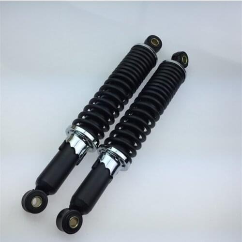 STARPAD After The Motorcycle Conversion Modification Vintage Shock Absorber Pitch about 35cm Black and White Matte Plating