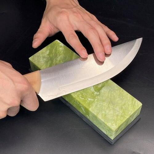 10000 Grit Natural Green Agate sharpening stone Whetstone Fine Grinding Polishing Shaved bar kitchen knife sharpener honing tool