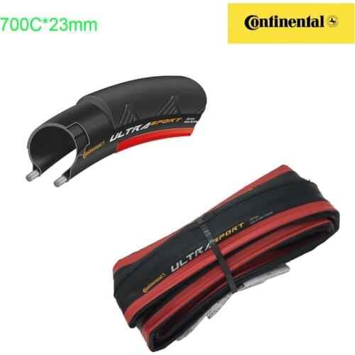 Ultra Sport II 700CX23mm Road Tyre Clincher Folding Professional Bicycle Cycling Tire Red Black