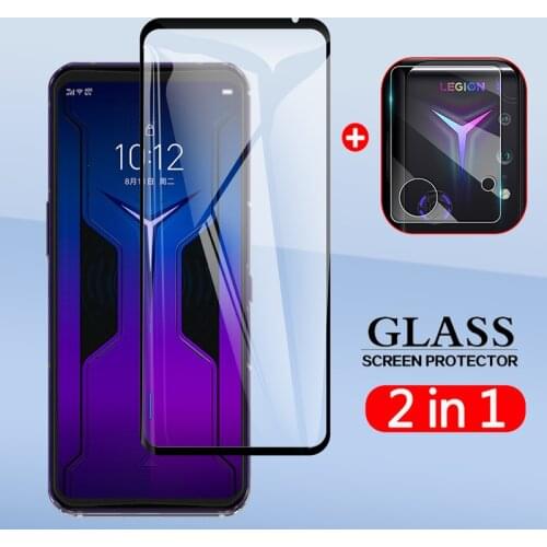 2 In 1 Back Camera Lens Film & Screen Protector Protective Tempered Glass For Lenovo Legion 2 Pro Duel 2 Duel2 6.92"