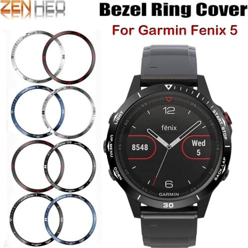 Ring Case Protection Cover Bezel For Garmin Fenix 5 Smart Bracelet Anti Scratch Metal Case Protect Ring Bezel Styling Frame