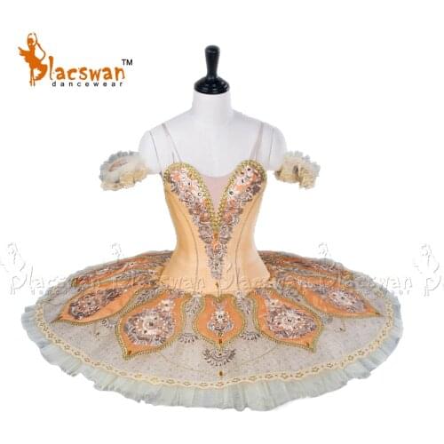 Gold Classical Ballet tutu Professional Woman BT685 Girls Stage Costumes Canary Fairy Tutu Yellow Ballet Dance Performance Adult