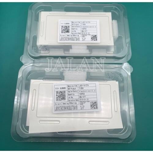 100pcs/bag 125um T-OCA adhesive sticker For Samsung S20 S10 S9 S8 PlusNote 8 9 10 plus Lcd Screen Glass oca laminating repair