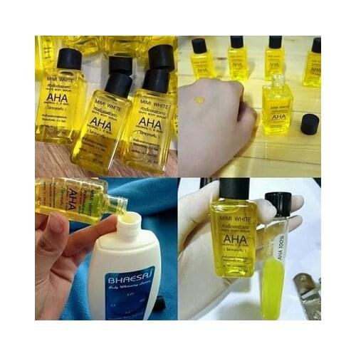 3x WHITE AHA WHITENING BOOSTER SERUM Bleaching Brightening Skin 120 ml