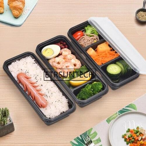 150pcs Disposable Microwave Plastic Food Storage Container Safe Meal Prep Containers For Home Kitchen Food Storage Box