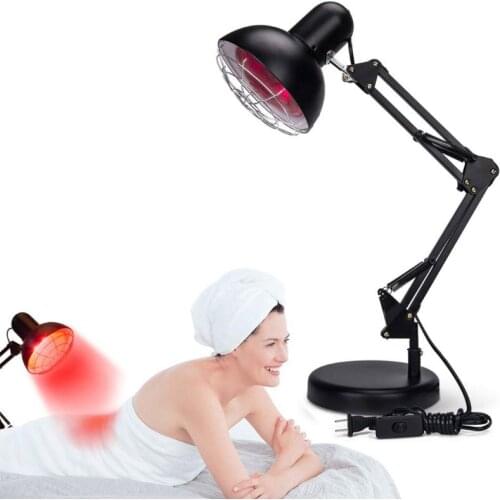 150W Near Infrared Red Light Therapy Massage Heating Lamp for Body Neck Ache Muscle Joint Back Pain Blood Circulation