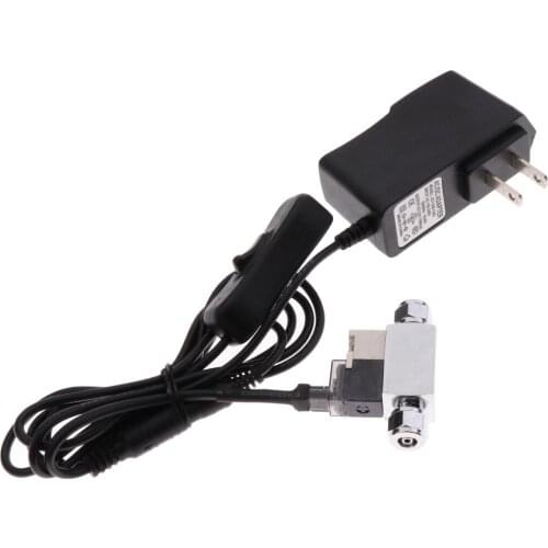 Aquarium CO2 Regulator Magnetic Solenoid Valve For CO2 Cylinder Generator