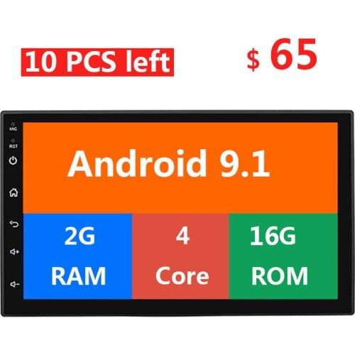 2G RAM Android 9.1 Car Multimedia Player 2 Din Auto Radio Stereo 2Din Autoradio for Nissan TOYOTA Kia RAV4 Honda VW Hyundai 47