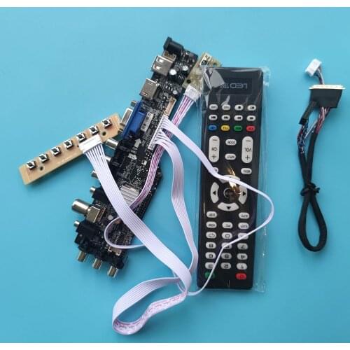 For LP133X7-C2CC/A2/B2DL/C2CC/D2NC/E2DL 1024×768 13.3inch DVB Controller board panel LVDS VGA USB AV TV 3663 LCD HDMI-compatible