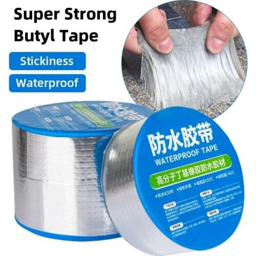 Electrical Copper Aluminum Foil Foam Tape Waterproof High Temperature Resistant Pipe Kitchen Repair Sticker Leakage Sealing