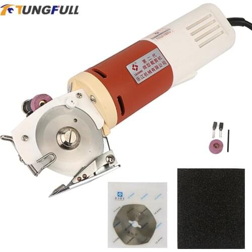 Electric Scissors Cutting Cloth Machine Round Knife Cloth Cutter 65mm Rotary Blade For Cloth Fabric Leather Cutting Machine