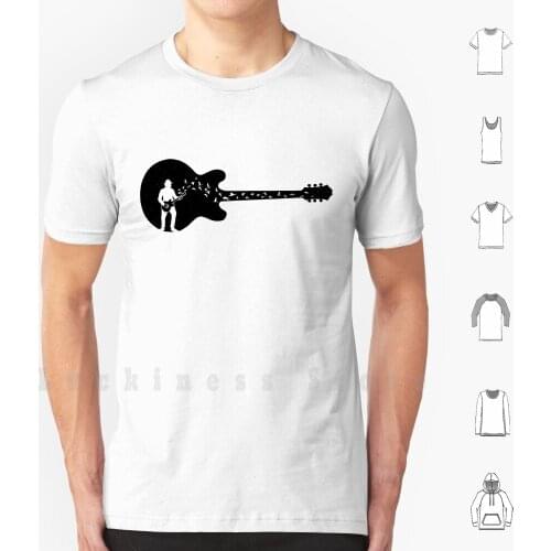 Guitar-Guitarist T Shirt Print 100% Cotton New Cool Tee Guitar Guitarist Musical Instruments Musician Rock Music