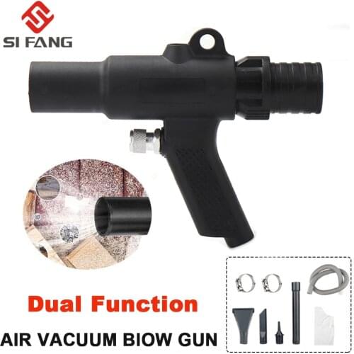 Air Duster Compressor Dual Function Air Vacuum Blow Suction Guns Kit Pneumatic Vacuum Energy-saving Cleaning Tool