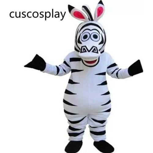 New Happy Carnival Mascot Halloween Zebra Cosplay Performance Costume Adult Use Birthday Party Advertising Parade Set
