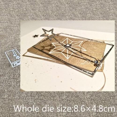 New Design Craft Metal die cuts Cutting Die star frame German firmly scrapbooking Album Paper Card Craft Embossing die cuts